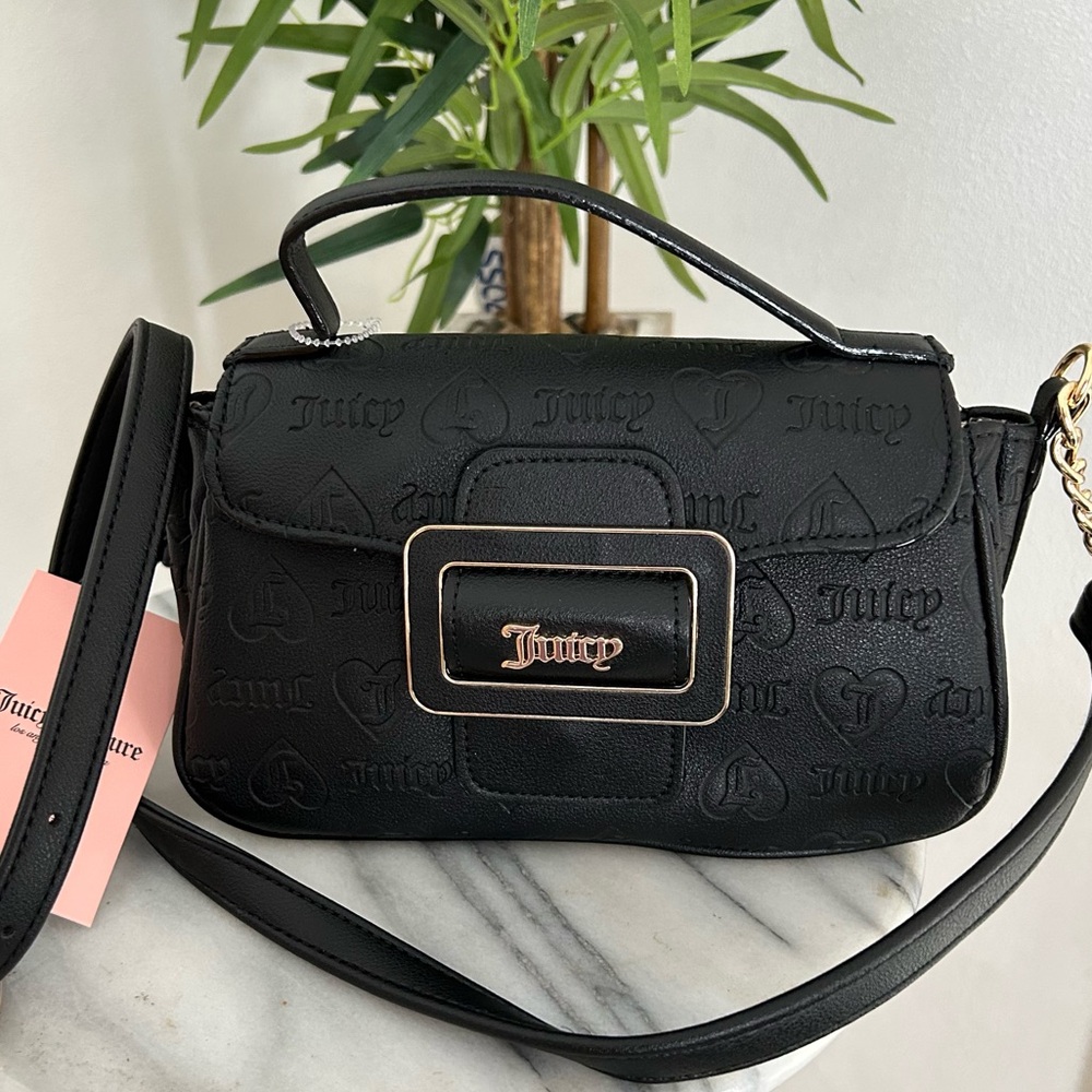 Juicy Couture black purse, crossbody, minibag